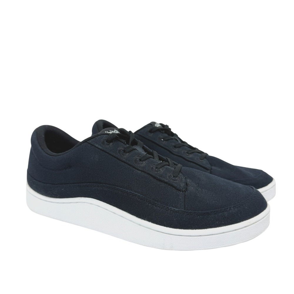 Allbirds Canvas Pacer Mens Size 11 Black Organic Cotton Sneakers Shoes - Picture 2 of 11